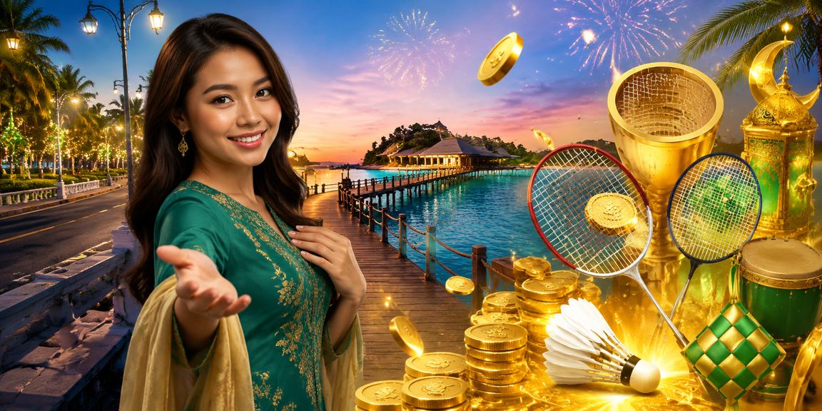 Suasana permainan dalam talian yang meriah sempena Hari Raya di Kuantan bersama ct200